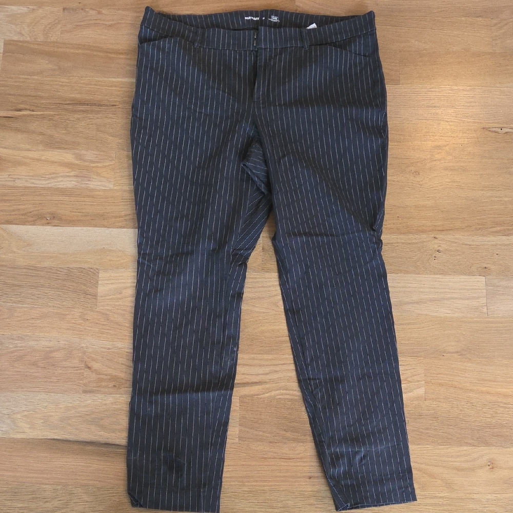 Old Navy Women's Dark Pinstripe Pants